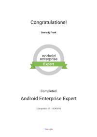 android enterprise Expert